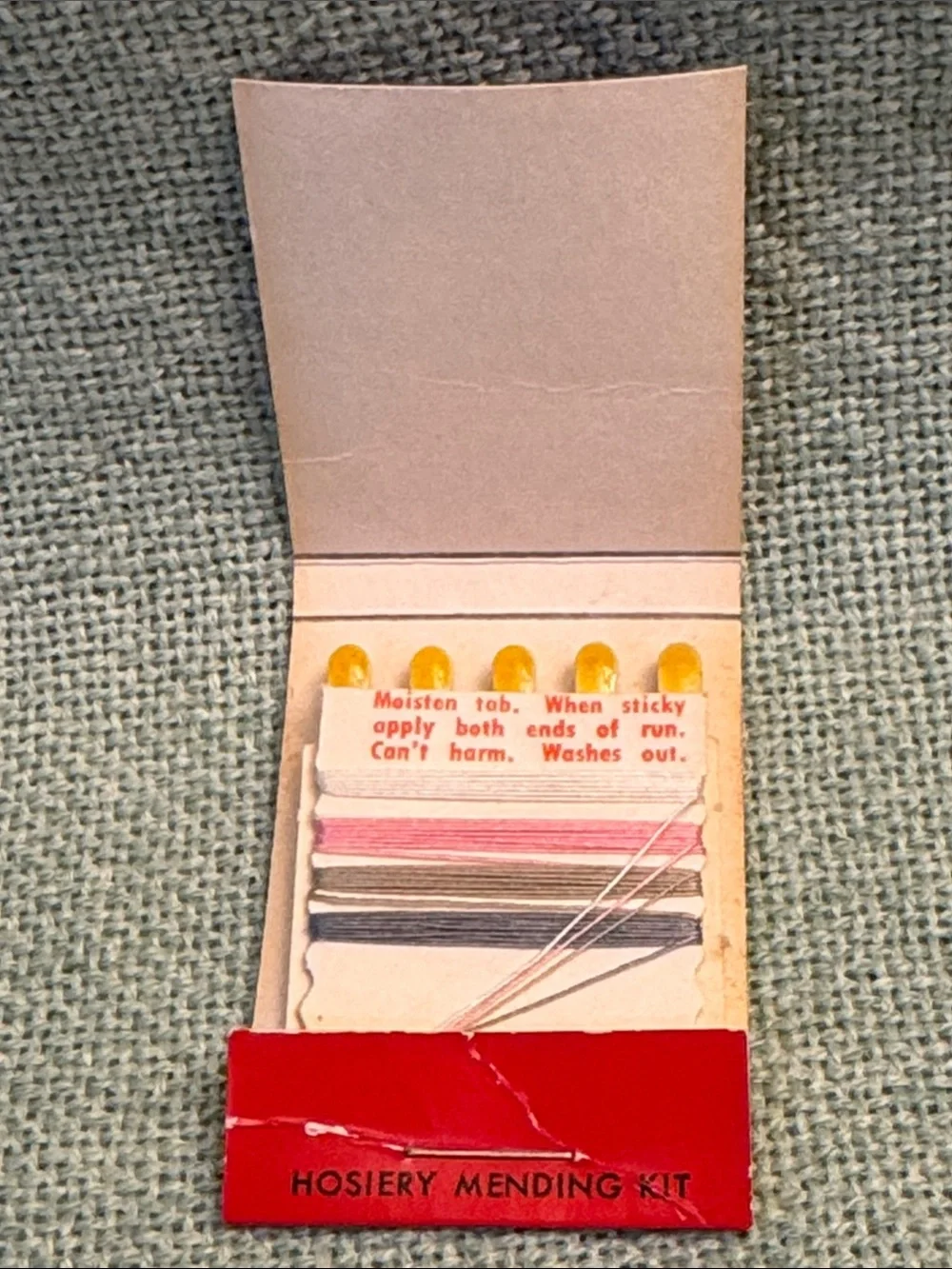 Two Iowa Vintage Advertising Sewing Ephemera